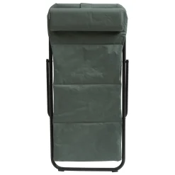 Silla relax JUBBA verde jade y gris grafito
