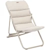 Silla relax NILLIA lin/argile