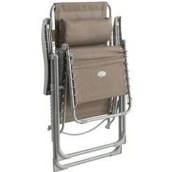Silla relax SILOS gris pardo