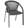 Silla RIU gris antracita e grafito