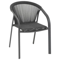 Silla RIU gris antracita e grafito