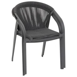 Silla RIU gris antracita e grafito