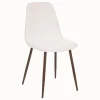 Silla Roka De Pelo Blanco 44x51x85Cm