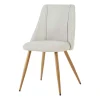 Silla SAKURA de tejido beige