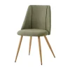 Silla SAKURA de tejido verde