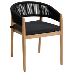 Silla TEVIO de madera de acacia