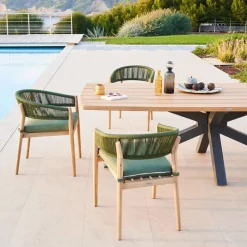 Silla TEVIO de madera de acacia