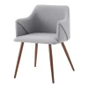 Sillón ALDRIDGE de tejido gris