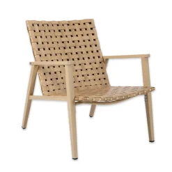 Sillón DAJA efecto madera