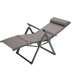Sillón DECIMA de aluminio marrón
