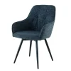 Sillón DELFOS de tela azul