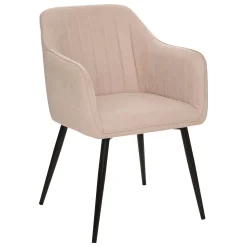 Sillón De Tela Beige 57x61.5x83Cm