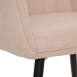 Sillón De Tela Beige 57x61.5x83Cm