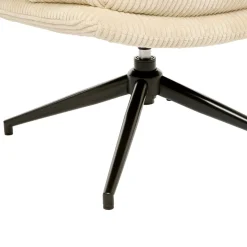Sillón HARPER giratorio beige