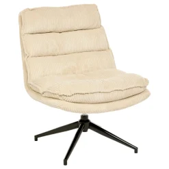 Sillón HARPER giratorio beige