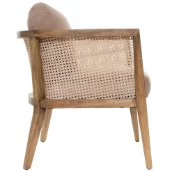 Sillón KOZA taupe de madera