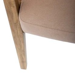 Sillón KOZA taupe de madera