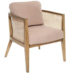 Sillón KOZA taupe de madera