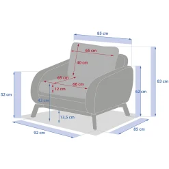 Sillón MANISSA de ratán