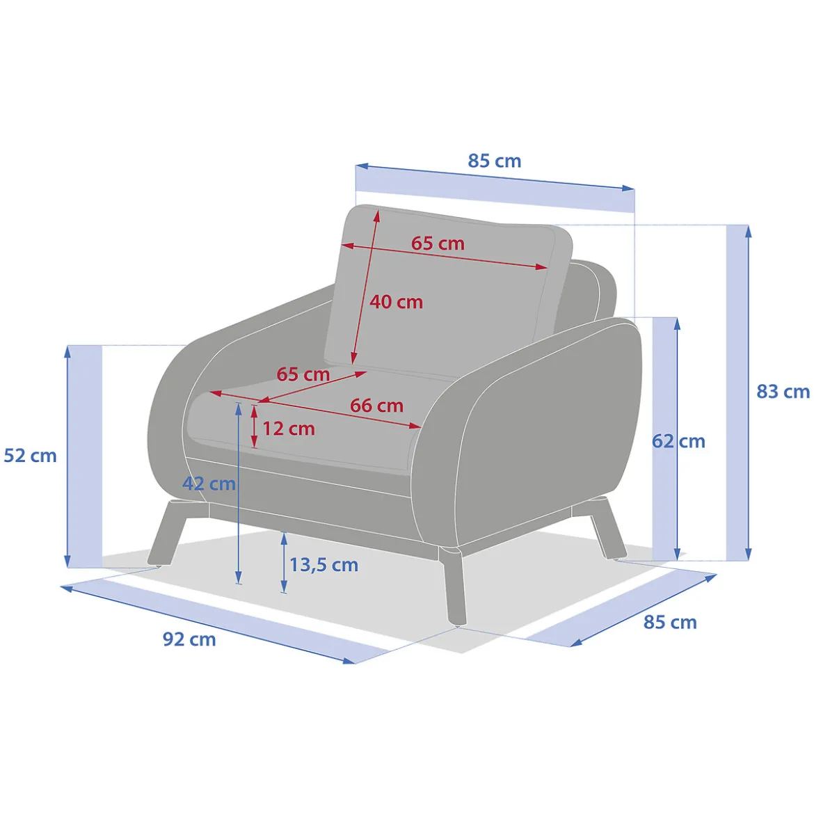 Sillón MANISSA de ratán