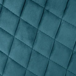 Sillón Marlo Azul Terciopelo 55x5x76Cm