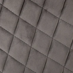 Sillón Marlo Terciopelo Gris 55x57x76Cm