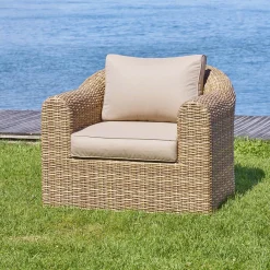 Sillón MOORÉA savana de ratán sintético