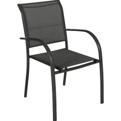 Sillón PIAZZA en gris antracite y graphite