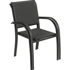 Sillón PIAZZA en gris antracite y graphite