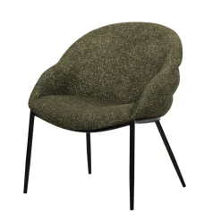 Sillón PRIENE de tejido verde