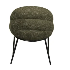 Sillón PRIENE de tejido verde