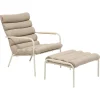 Sillón relax SOLANI argile con reposapies