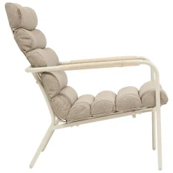 Sillón relax SOLANI argile con reposapies