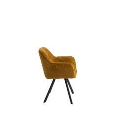 Sillón RERIZ de tejido ocre