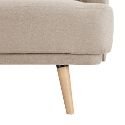 Sofa cama JACK beige de tejido