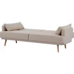 Sofa cama JACK beige de tejido