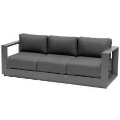 Sofá ALLURE de 3 plazas gris oscuro