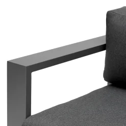 Sofá ALLURE de 3 plazas gris oscuro