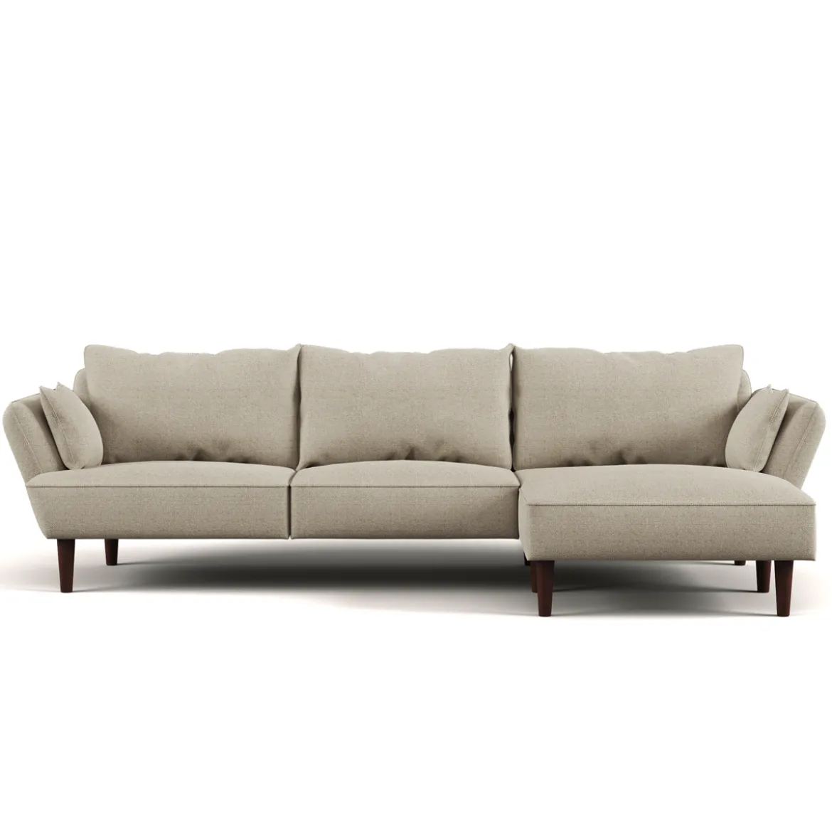 Sofá Bruges Beige Con Chaise Longue