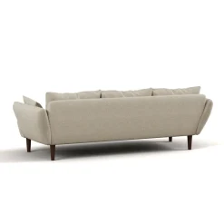 Sofá Bruges 3 Plazas Beige 225x99x82Cm