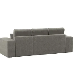 Sofá cama con chaise longue TRENTO gris