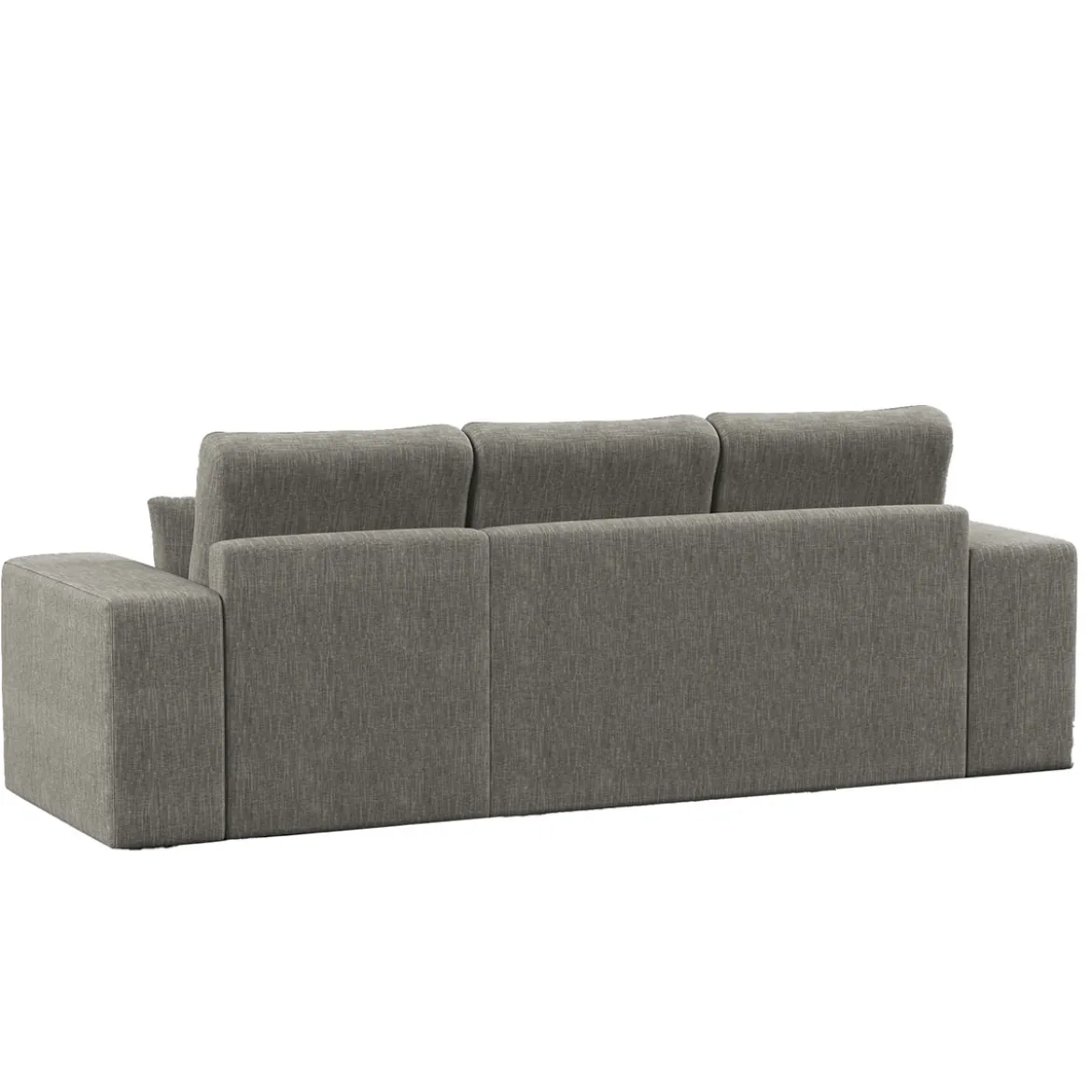 Sofá cama con chaise longue TRENTO gris