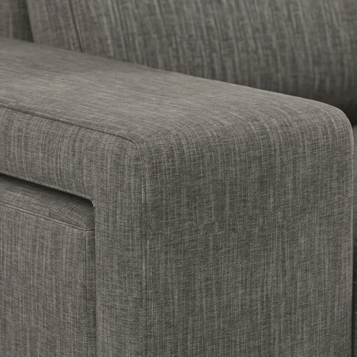 Sofá cama con chaise longue TRENTO gris