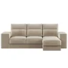 Sofá cama con chaise longue TRENTO beige