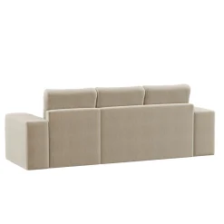 Sofá cama con chaise longue TRENTO beige