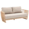 Sofá LEMINDO de madera de eucalipto, 3 plazas