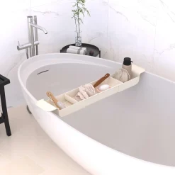 Soporte de bañera beige 55cm