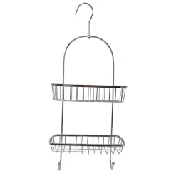 Soporte/Estante Ducha De Metal Cromado