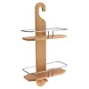 Soporte Metálico De Bambú C/2 Niveles