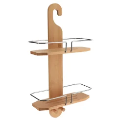 Soporte Metálico De Bambú C/2 Niveles